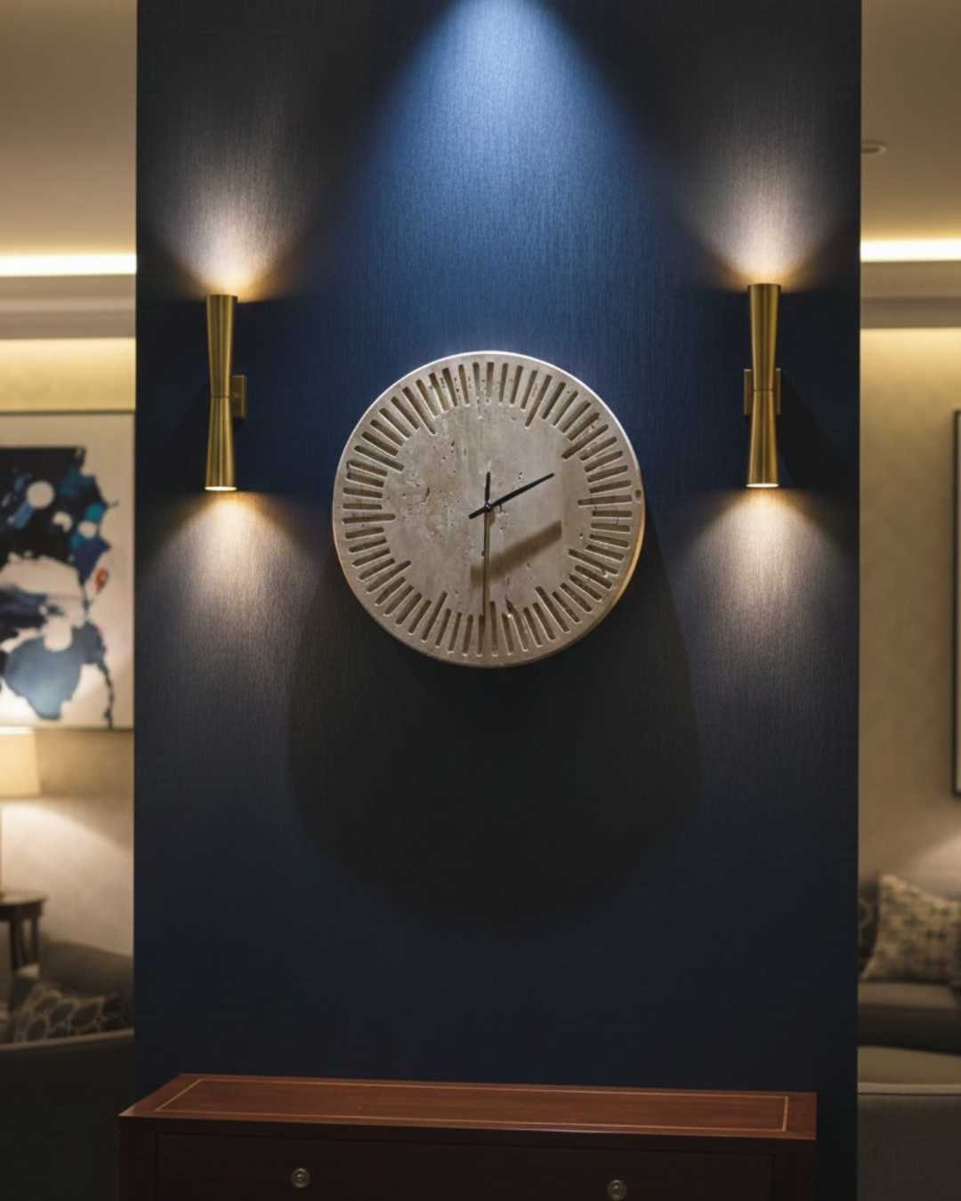 Natural Stone Wall Clock