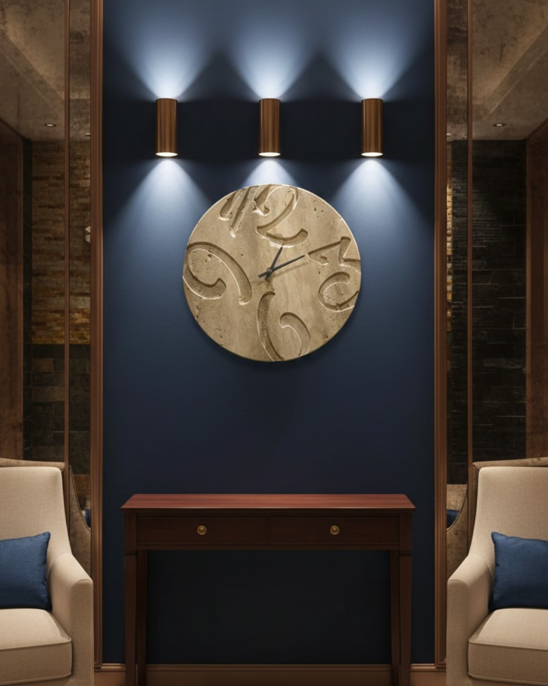 Natural Stone Wall Clock