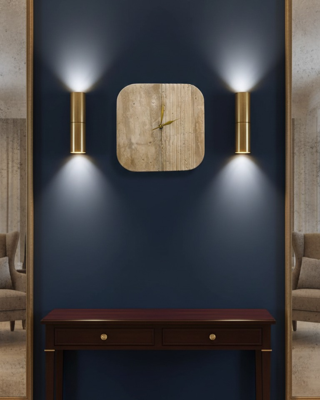 Natural Stone Wall Clock